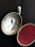 Victorian Silver Locket, Mourning, Monogrammed (11 of 11) Victorian Silver Locket, Mourning, Monogrammed (11 of 11)