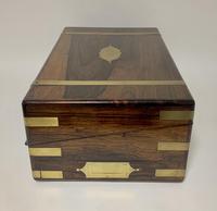 Superb Antique Victorian Rosewood Brass Bound Writing Slope Box (11 of 15) Superb Antique Victorian Rosewood Brass Bound Writing Slope Box (11 of 15)