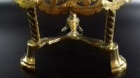 Antique Victorian Pierced Brass Trivet Kettle Stand (9 of 10) Antique Victorian Pierced Brass Trivet Kettle Stand (9 of 10)