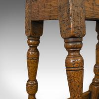 Small Antique Joint Stool, Oak, Seat, Side Table, Jacobean Revival, Victorian (3 of 11) Small Antique Joint Stool, Oak, Seat, Side Table, Jacobean Revival, Victorian (3 of 11)