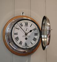 Nickel Plated Ships Bulkhead Clock (3 of 5) Nickel Plated Ships Bulkhead Clock (3 of 5)