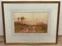 Watercolour "Returning Home" Shepherd Droving Flock Sheep by George Barker (6 of 31) Watercolour "Returning Home" Shepherd Droving Flock Sheep by George Barker (6 of 31)