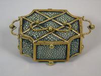 Fine Antique Shagreen Jewellery / Ring Trinket Box (7 of 9) Fine Antique Shagreen Jewellery / Ring Trinket Box (7 of 9)