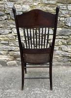 Antique American Armchair with Steamed Bentwood Arms (11 of 14) Antique American Armchair with Steamed Bentwood Arms (11 of 14)