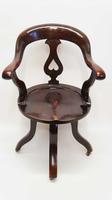 Victorian Mahogany swivel, desk or office chair (11 of 15) Victorian Mahogany swivel, desk or office chair (11 of 15)