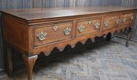 Rare Georgian four drawer dresser base. (5 of 13) Rare Georgian four drawer dresser base. (5 of 13)