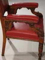 Finely Carved Late 19th Century Civic Armchair (5 of 8) Finely Carved Late 19th Century Civic Armchair (5 of 8)