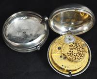 Superb Antique Silver Pair Case Pocket Watch Fusee Verge Escapement Key Wind Enamel Dial Johnson London (4 of 8) Superb Antique Silver Pair Case Pocket Watch Fusee Verge Escapement Key Wind Enamel Dial Johnson London (4 of 8)
