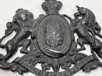 Antique Victorian Lead British Royal Coat Arms Plaque (5 of 12) Antique Victorian Lead British Royal Coat Arms Plaque (5 of 12)