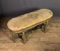 French Giltwood Tapestry Upholstered Window Seat (4 of 10) French Giltwood Tapestry Upholstered Window Seat (4 of 10)