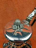 Antique Pumpkin Shaped Silver Plated Coffee Water Tea Pot c.1830 (4 of 13) Antique Pumpkin Shaped Silver Plated Coffee Water Tea Pot c.1830 (4 of 13)