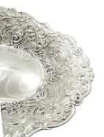 Antique Victorian Sterling Silver 9″ Dish 1897 (3 of 9) Antique Victorian Sterling Silver 9″ Dish 1897 (3 of 9)