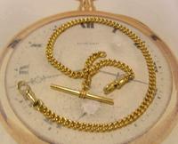 Vintage Pocket Watch Chain 1950s 14ct Rolled Gold Double Albert With Sliding T Bar (4 of 11) Vintage Pocket Watch Chain 1950s 14ct Rolled Gold Double Albert With Sliding T Bar (4 of 11)