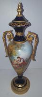 Pair of Hand Painted Early 20th Century French Porcelain Urns (5 of 8) Pair of Hand Painted Early 20th Century French Porcelain Urns (5 of 8)