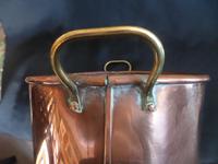 A Copper Planter 12 inches x 10.5inches with Brass Handles. 1920's (4 of 5) A Copper Planter 12 inches x 10.5inches with Brass Handles. 1920's (4 of 5)