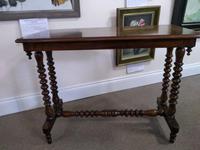 Victorian Burr Walnut Side Table with Bobbin Turned Legs (2 of 4) Victorian Burr Walnut Side Table with Bobbin Turned Legs (2 of 4)