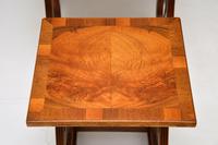 Antique Regency Style Figured Walnut Nest of Tables (10 of 12) Antique Regency Style Figured Walnut Nest of Tables (10 of 12)