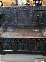 Elaborately Carved Oak Settle (2 of 7) Elaborately Carved Oak Settle (2 of 7)