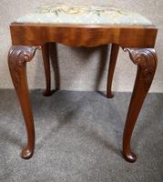 Carved Mahogany Cabriole Leg Stool In The Queen Anne Style (2 of 9) Carved Mahogany Cabriole Leg Stool In The Queen Anne Style (2 of 9)