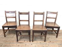 Four 19th Century Oak Back Bar Chairs (3 of 10) Four 19th Century Oak Back Bar Chairs (3 of 10)