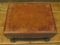 Small Vintage Wooden Black Painted Foot Stool with Brown Leather Top (2 of 17) Small Vintage Wooden Black Painted Foot Stool with Brown Leather Top (2 of 17)