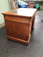 Antique Walnut Pedestal Writing Desk (pri) (5 of 10) Antique Walnut Pedestal Writing Desk (pri) (5 of 10)