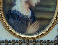 Fabulous early 1900s Italian Miniature Oil Portrait Painting - Stunning Frame!' (10 of 11) Fabulous early 1900s Italian Miniature Oil Portrait Painting - Stunning Frame!' (10 of 11)