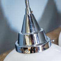Pair of Art Deco Opaline Lights (2 of 7) Pair of Art Deco Opaline Lights (2 of 7)