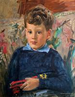 'Boy with Toy' Thomas Sherwood La Fontaine Superb Oil Portrait Painting (2 of 13) 'Boy with Toy' Thomas Sherwood La Fontaine Superb Oil Portrait Painting (2 of 13)