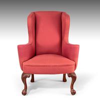 Very Good Pair of Early 20th Century Mahogany Framed Wing Chairs (2 of 6) Very Good Pair of Early 20th Century Mahogany Framed Wing Chairs (2 of 6)