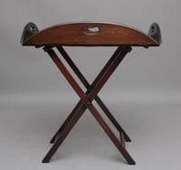Early 20th Century mahogany folding butlers tray on stand (5 of 8) Early 20th Century mahogany folding butlers tray on stand (5 of 8)