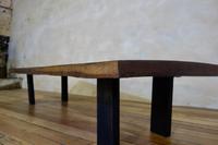 Large Scale 19th Century Hardwood Coffee - Low Table (3 of 12) Large Scale 19th Century Hardwood Coffee - Low Table (3 of 12)