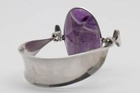 Georg Jensen Torun Silver Cuff with Amethyst (2 of 4) Georg Jensen Torun Silver Cuff with Amethyst (2 of 4)