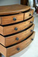 Antique Mahogany Bow Front Chest of Drawers (7 of 9) Antique Mahogany Bow Front Chest of Drawers (7 of 9)