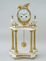 Antique Marble Portico Clock Garniture (10 of 12) Antique Marble Portico Clock Garniture (10 of 12)