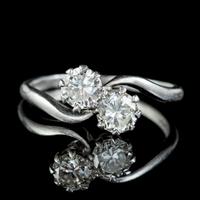 Antique Edwardian Diamond Twist Ring Platinum 0.80ct of Diamond c.1910 (7 of 7) Antique Edwardian Diamond Twist Ring Platinum 0.80ct of Diamond c.1910 (7 of 7)