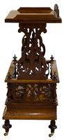 Victorian Figured & Burr Walnut Canterbury (3 of 7) Victorian Figured & Burr Walnut Canterbury (3 of 7)