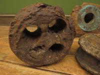 Antique Maritime Ship Deadeye Rigging Blocks & Scupper Ports, Old Wreck Salvage (9 of 13) Antique Maritime Ship Deadeye Rigging Blocks & Scupper Ports, Old Wreck Salvage (9 of 13)
