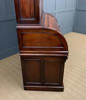 Large Victorian Mahogany Cylinder Bureau Bookcase (11 of 18) Large Victorian Mahogany Cylinder Bureau Bookcase (11 of 18)
