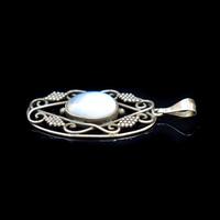 Vintage Moonstone Sterling Silver Drop Pendant Arts & Crafts (5 of 10) Vintage Moonstone Sterling Silver Drop Pendant Arts & Crafts (5 of 10)