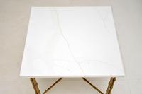 Vintage Brass & White Quartz Side / Coffee Table (4 of 6) Vintage Brass & White Quartz Side / Coffee Table (4 of 6)