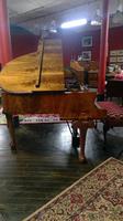 Elegant English Eavestaff Queen Anne Style Grained Walnut Grand Piano with Matching Duet Piano Stool (4 of 8) Elegant English Eavestaff Queen Anne Style Grained Walnut Grand Piano with Matching Duet Piano Stool (4 of 8)