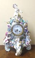 Antique Victorian 3 Piece Meissen Clock Set (3 of 3) Antique Victorian 3 Piece Meissen Clock Set (3 of 3)