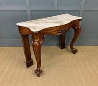Victorian Mahogany Marble Topped Console Table (4 of 11) Victorian Mahogany Marble Topped Console Table (4 of 11)
