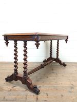 Antique Walnut Table with Barley Twist Legs (8 of 10) Antique Walnut Table with Barley Twist Legs (8 of 10)