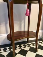 Antique French Kidney Shaped Side Table with Marble Top (4 of 10) Antique French Kidney Shaped Side Table with Marble Top (4 of 10)