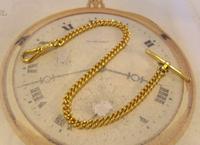 Vintage Pocket Watch Chain 1970s 12ct Gold Plated Curb Link Albert With T Bar (4 of 9) Vintage Pocket Watch Chain 1970s 12ct Gold Plated Curb Link Albert With T Bar (4 of 9)