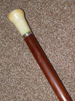 Antique Faux Ivory Pommel Topped Rosewood Walking Stick / Cane (6 of 13) Antique Faux Ivory Pommel Topped Rosewood Walking Stick / Cane (6 of 13)