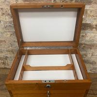 Mahogany Dentist Cabinet with Chrome Handle (3 of 9) Mahogany Dentist Cabinet with Chrome Handle (3 of 9)