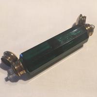 Victorian Green Glass Double Scent Bottle (3 of 5) Victorian Green Glass Double Scent Bottle (3 of 5)